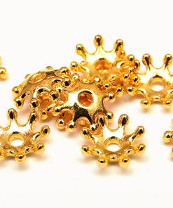 Guldpläterade pärlhattar Pistiller