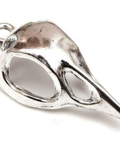 Antik berlock Fågelskalle kranium Slät