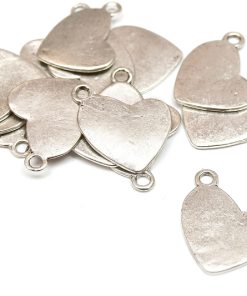 Antiksilver stansbart Hjärta