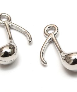 Antiksilver berlocker Musiknot