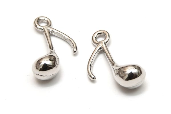 Antiksilver berlocker Musiknot