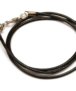 Bomullstråd med lås och kedja, färdigt halsband