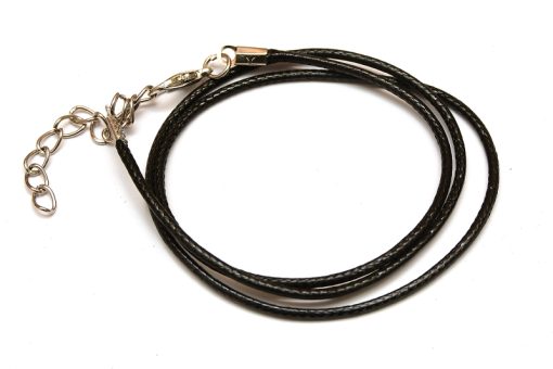 Bomullstråd med lås och kedja, färdigt halsband