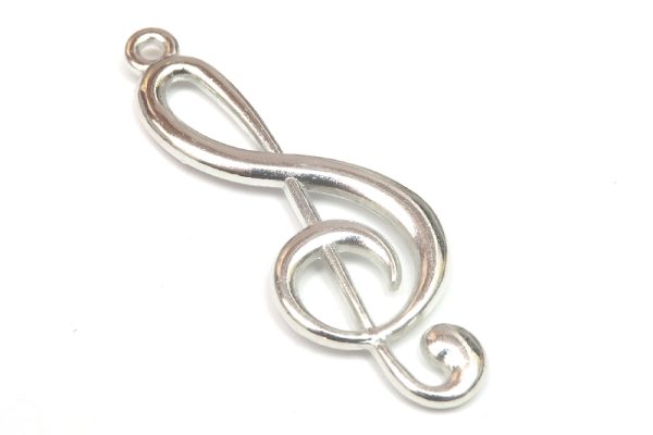Antiksilver berlock G-klav